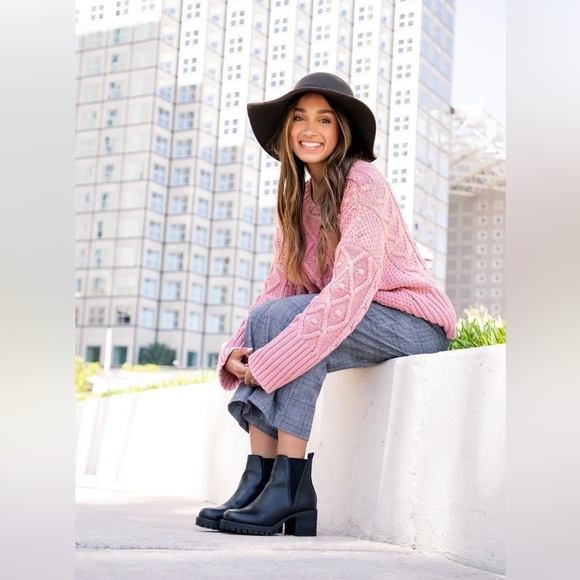 MIA Black Chunky Heel Jody Bootie in Black Women’s size 9 - Picture 3 of 14